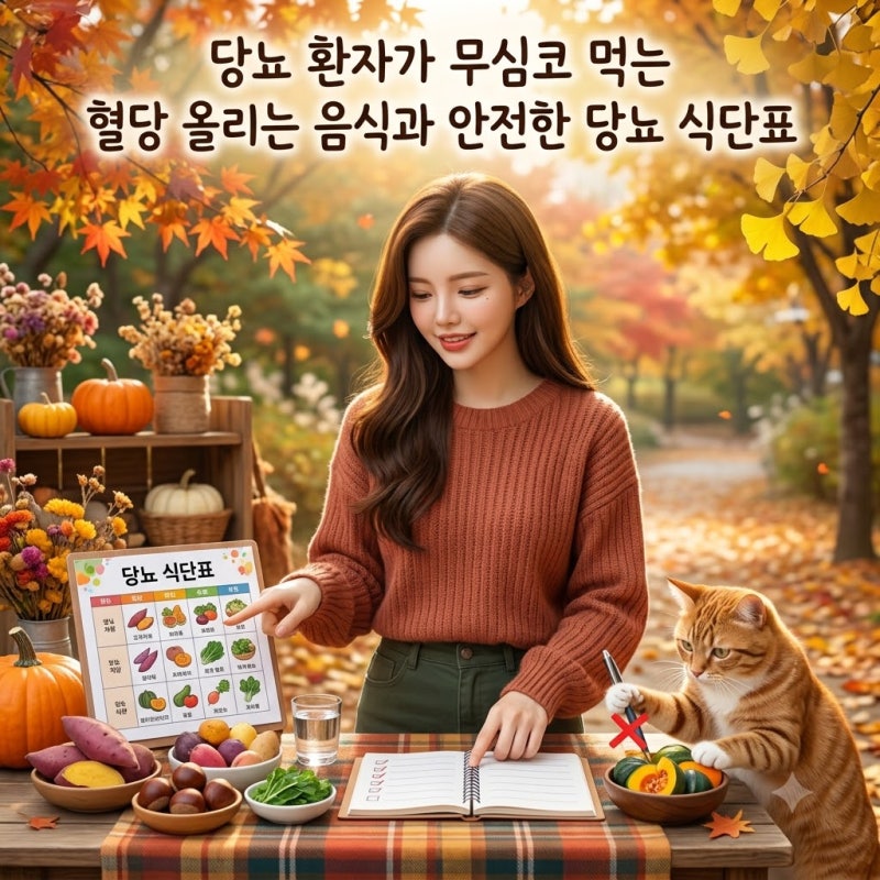 당뇨 환자가 무심코 먹는 혈당 올리는 음식과 안전한 당뇨 식단표