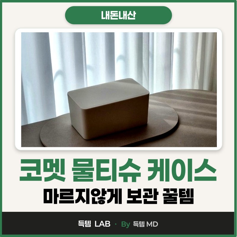 수납 꿀템 마르지 않는 코멧 물티슈 케이스 보관함 2달 사용한 내돈후기!