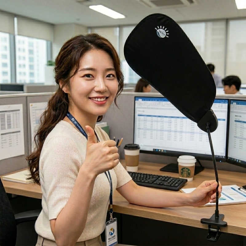 사무실 책상 위 찌릿한 여름햇살 STOP! N개월 사용해 본 리얼 후기
