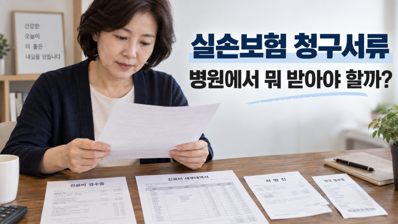 실손보험 청구서류 총정리｜병원·약국에서 무엇을 받아야 할까?