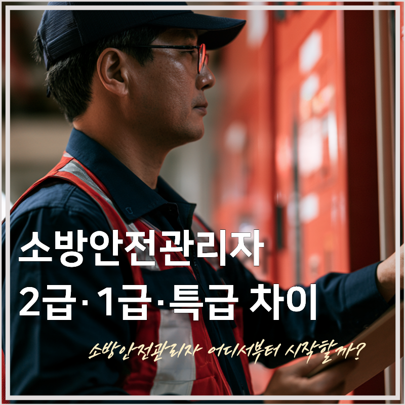 소방안전관리자란? 2급1급특급 차이부터 취득방법·경력·취업까지