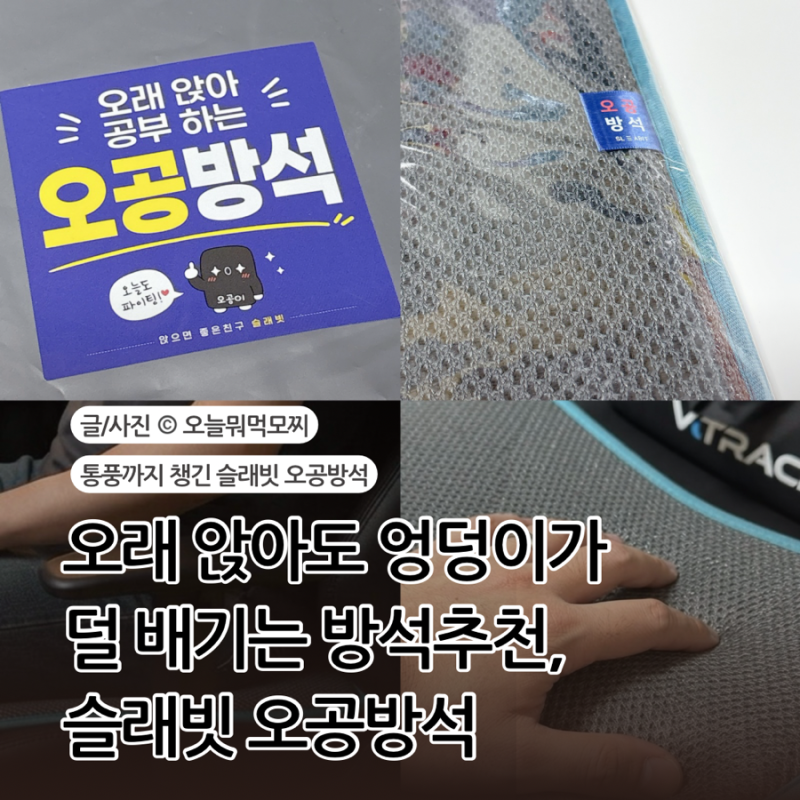 사무실방석 추천 슬래빗 오공방석 베이직, 오래 앉아도 편한 이유