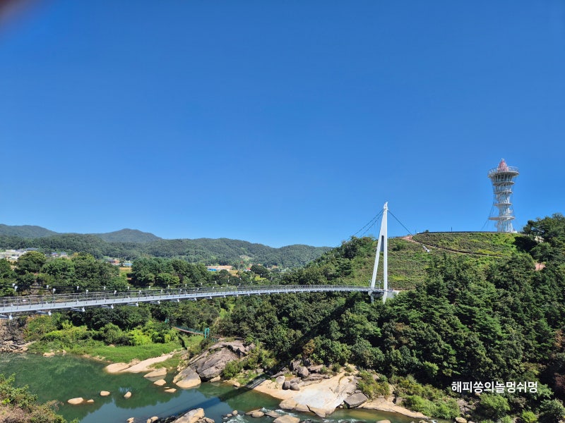 철원 한탄강CC 인근 카페 은하수 내돈내산 후기, 은하수교 횟불전망대 뷰가 좋은 카페