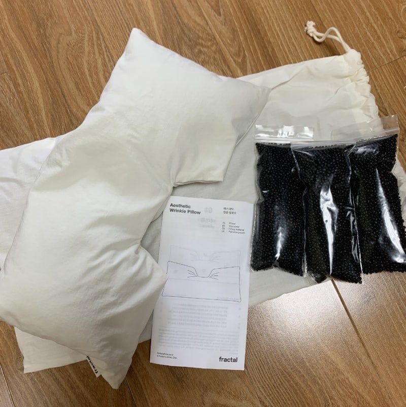 트와이스 나연·이사배 베개? 프렉탈 에스테틱 링클 필로우 내돈내산 후기