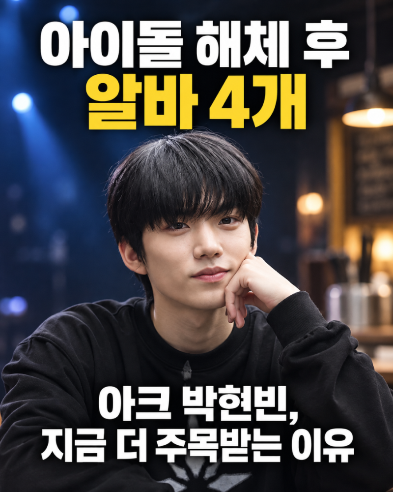 “알바 4개 뛰어요” 아크 출신 박현빈, 해체 후 더 주목받는 이유