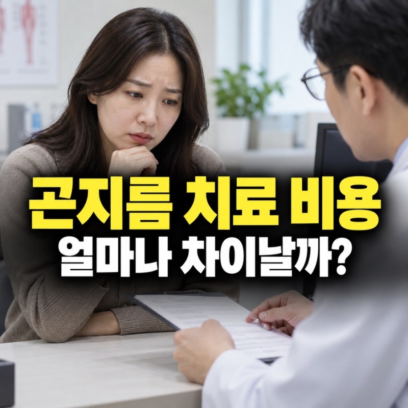 곤지름 치료 비용 얼마일까? 레이저·냉동치료 가격과 보험 여부