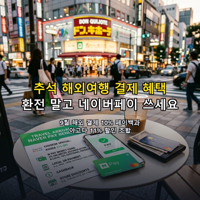 추석 해외여행 환전하면 손해? 네이버페이 9월 결제 혜택 총정리