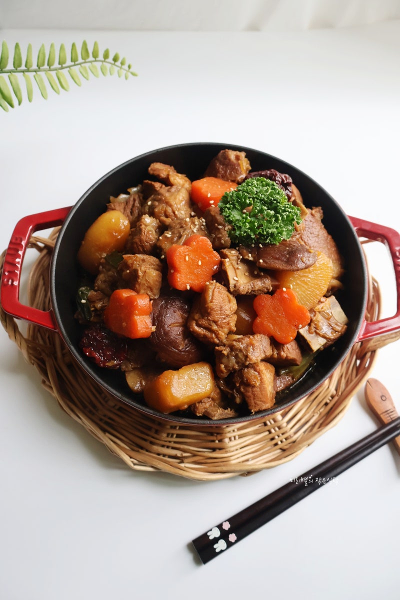 간장 돼지갈비찜 레시피 칭찬받은 갈비찜 양념 만드는법