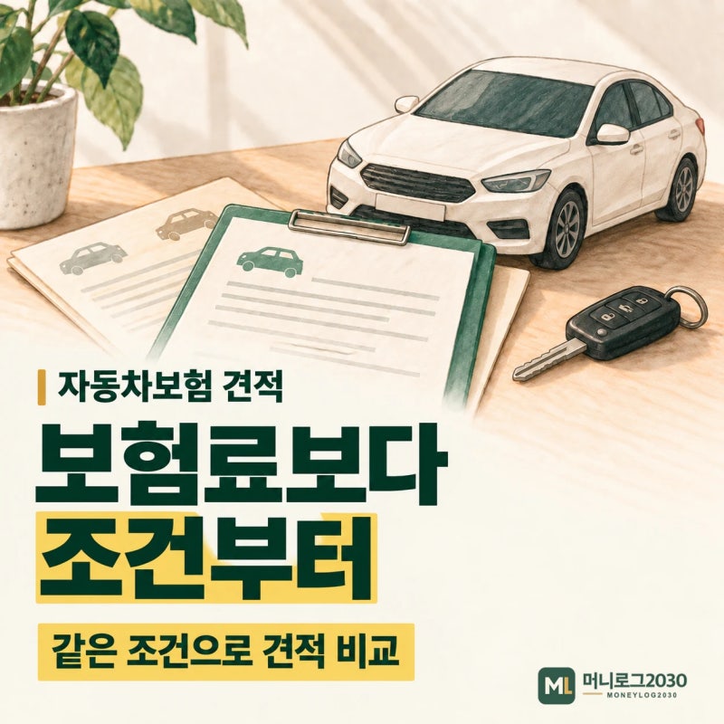 자동차보험 가입 전, 보장 6종과 견적 비교 기준