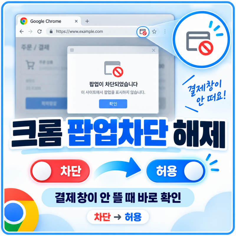 크롬 팝업차단해제 방법, PC·휴대폰 설정은 여기서