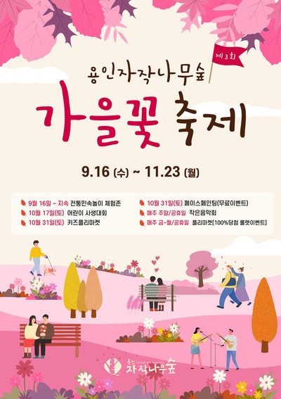 용인자작나무숲 가을꽃축제 2026｜핑크뮬리·국화 명소 일정과 체험 프로그램