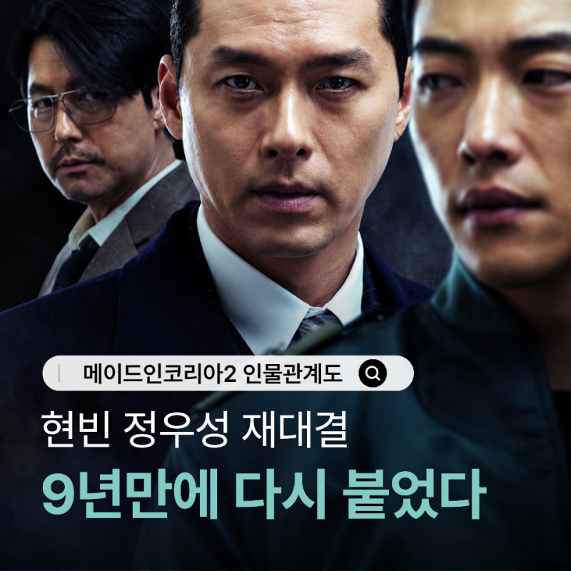 현빈 정우성의 디즈니+ 드라마 메이드인코리아2 등장인물관계도