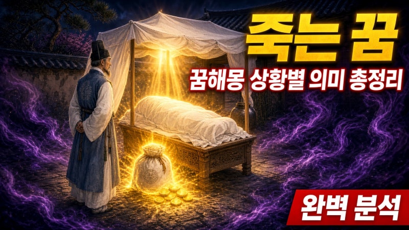[죽는 꿈] 해몽 상황별 의미 총정리 : 내가 부모님이 친구가 죽는 꿈 길몽 흉몽 완벽 분석