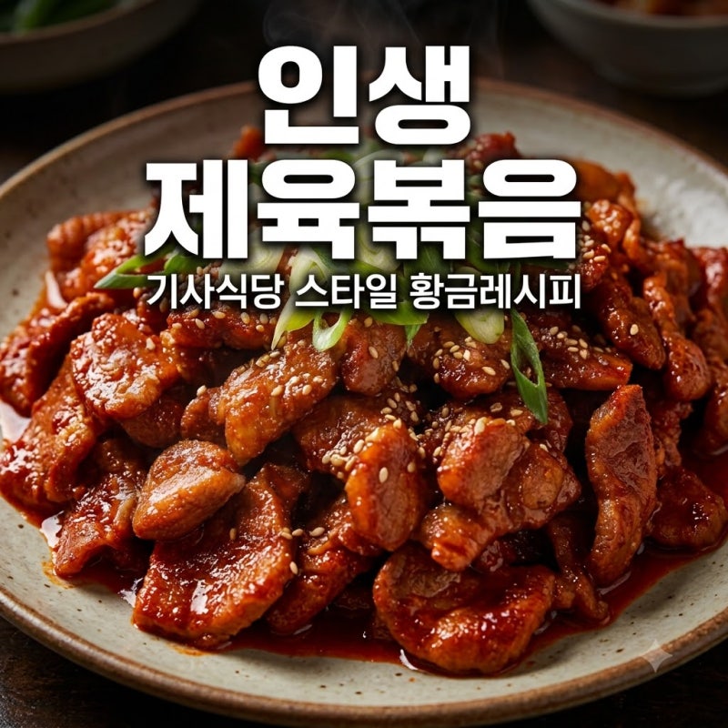 집에서 만드는 기사식당 스타일 제육볶음 황금레시피 완벽 가이드