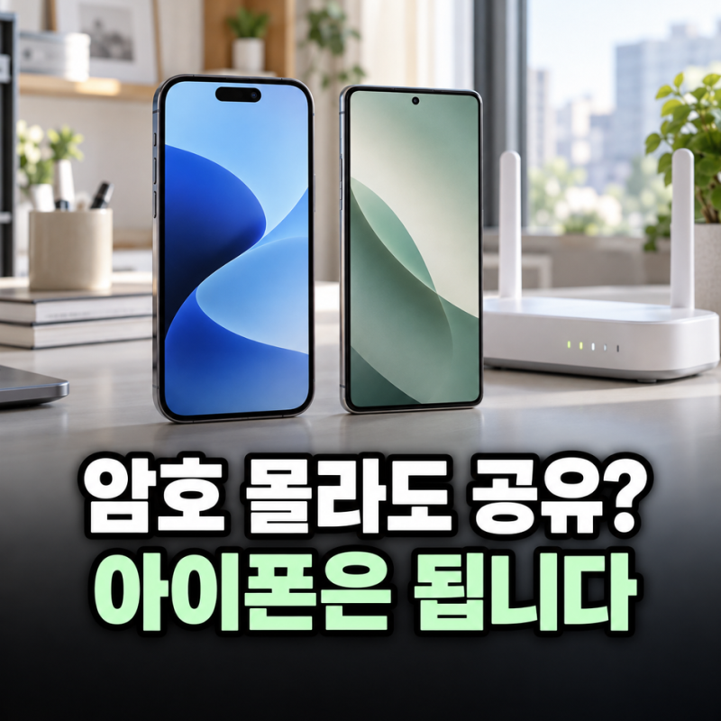 아이폰 와이파이 비밀번호 공유, 와이파이 비밀번호 확인까지 한 번에