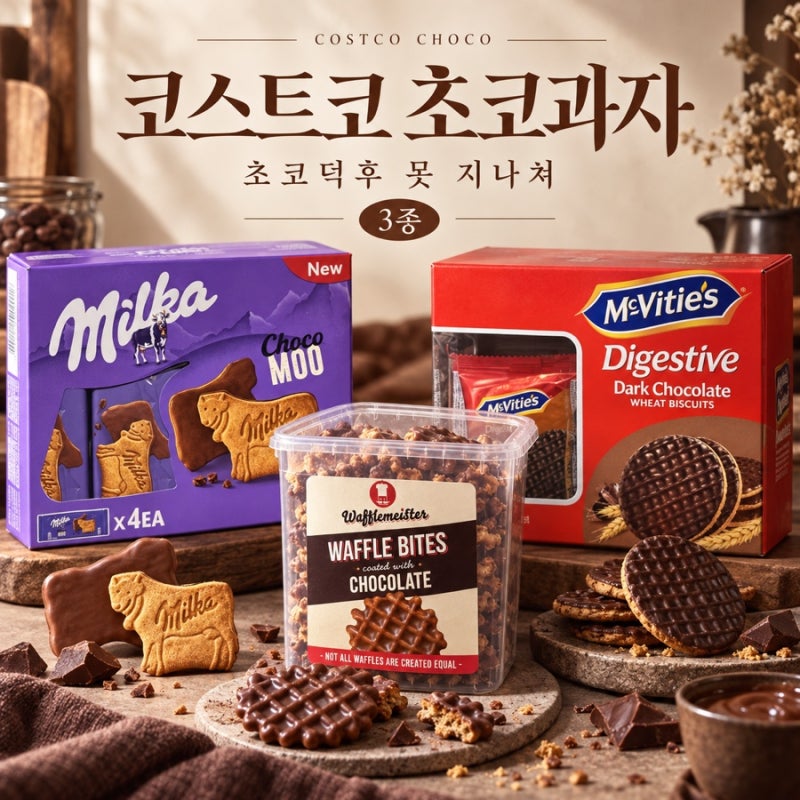 코스트코 초코과자 추천 초코덕후 장바구니 3종