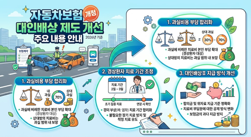 교통사고 합의금 대폭 개정!!!