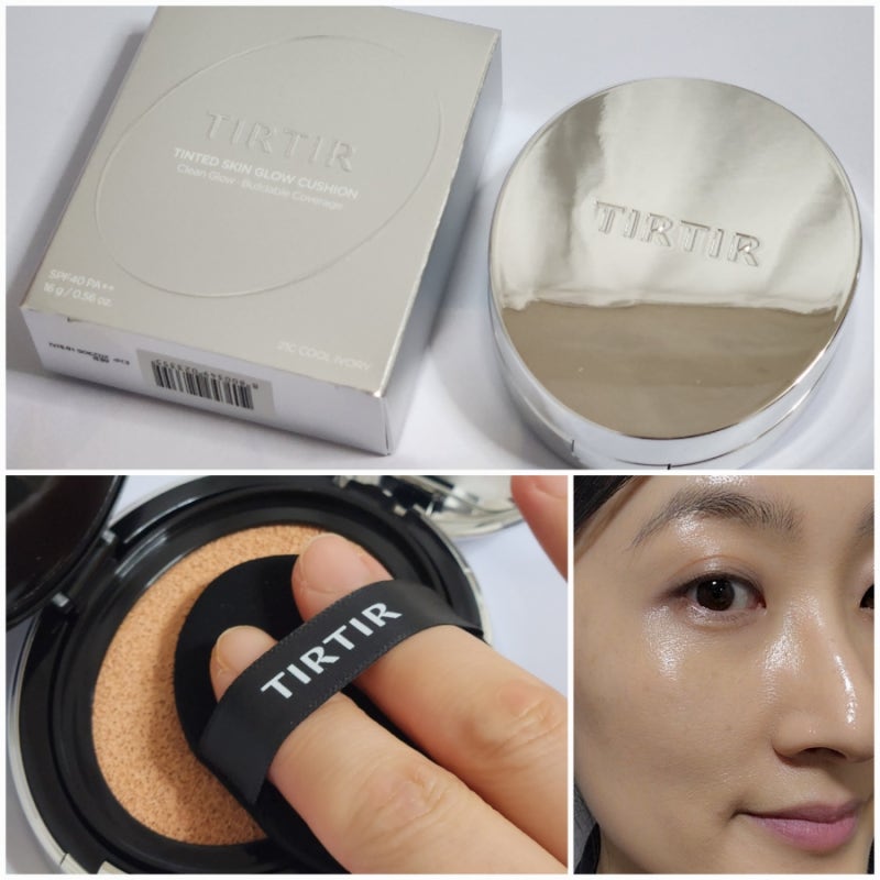 피부광채 채워주는 티르티르 틴티드 스킨글로우 쿠션 21C 쿨아이보리 후기