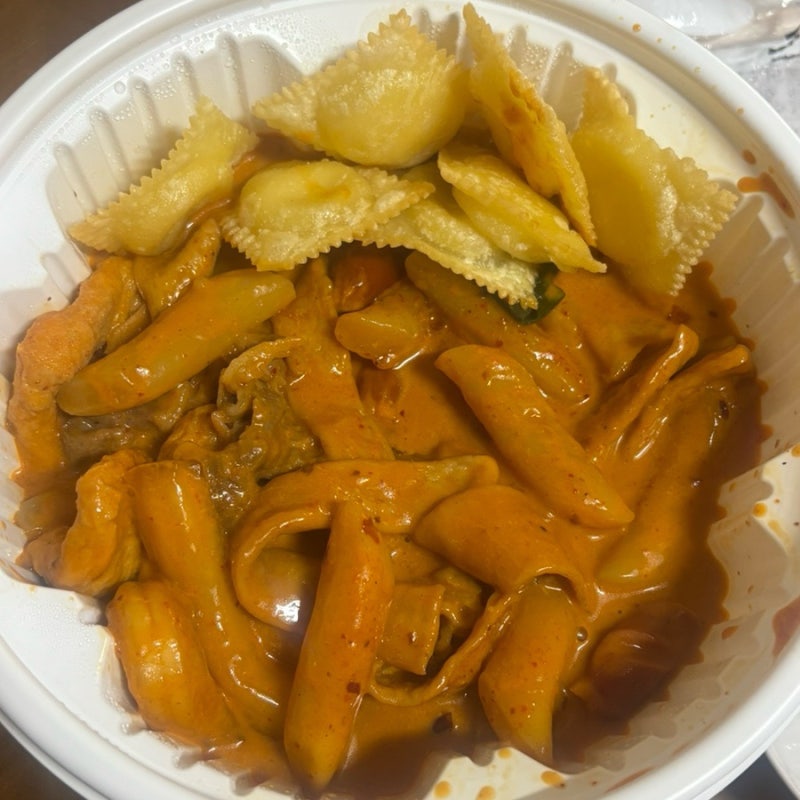 마라로제엽떡 착한맛 후기｜바삭치즈만두까지 제대로 즐긴 조합