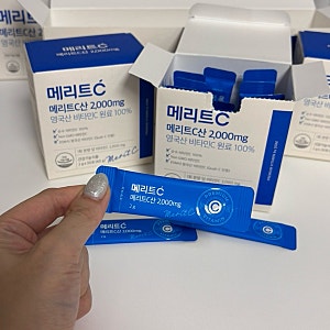 [내돈내산]1년 복용 후기, 병원추천 비타민C 고함량 메가도스 추천 "휴온스 메리트C산" 2,000mg (....