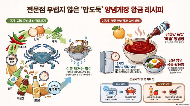 양념꽃게장 레시피