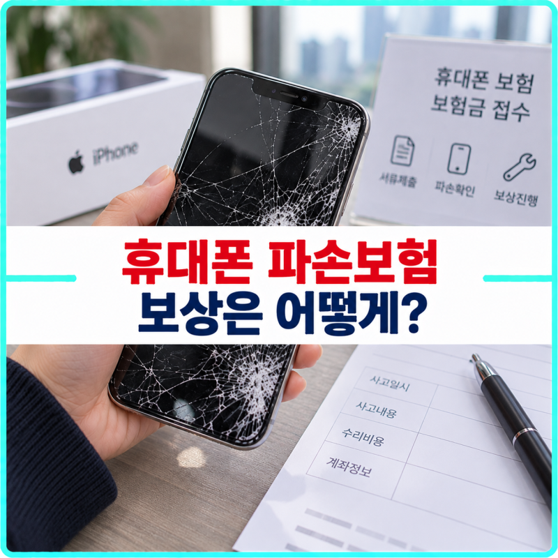 휴대폰이 완전히 파손돼 수리불가, 파손보험 보상은 어떻게 될까?