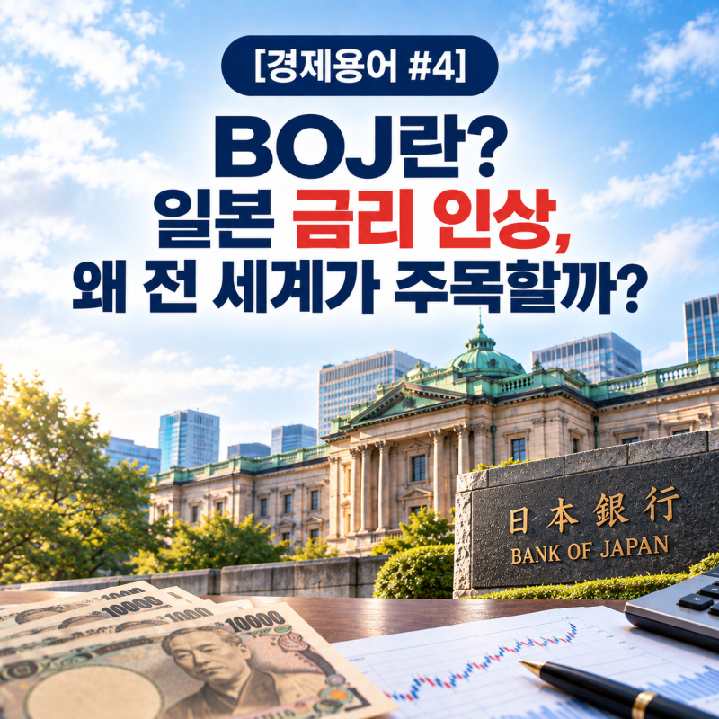 [경제용어 #4] BOJ란? 일본 금리 인상, 왜 전 세계가 주목할까?