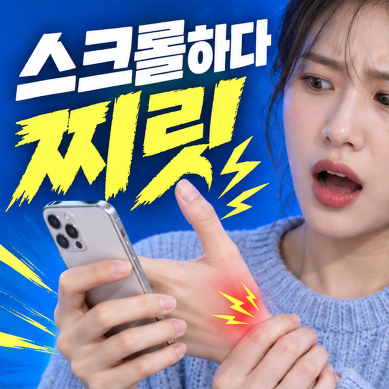 스크롤하다 엄지손가락통증, 손목까지 찌릿하면 쉬어야 할 신호일까?