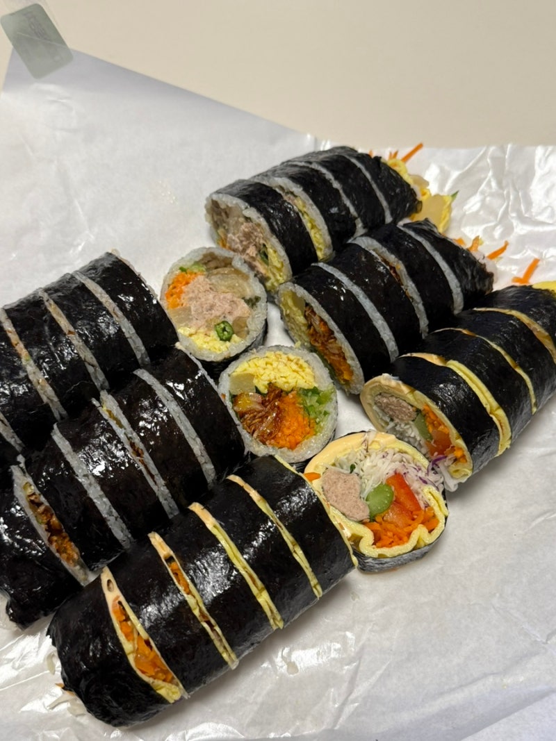 대전 둔산동 김밥 맛집 다이어트김밥 포장 배달 정김밥