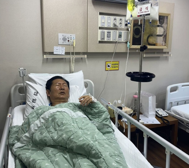 정청래 “3일째 물 한 모금 못 마셔”…오한·발열로 사흘째 입원