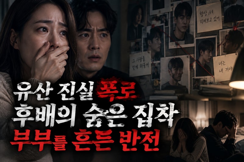그래, 이혼하자 이민정 유산 진실과 김지석 후배 강경태의 섬뜩한 집착