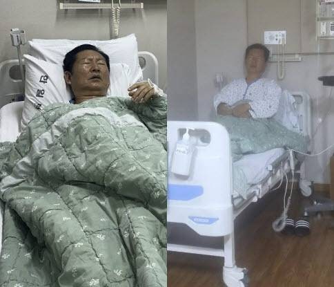 정청래 응급실행, 병실 사진 공개…“몸이 못 버틴 것 같다”