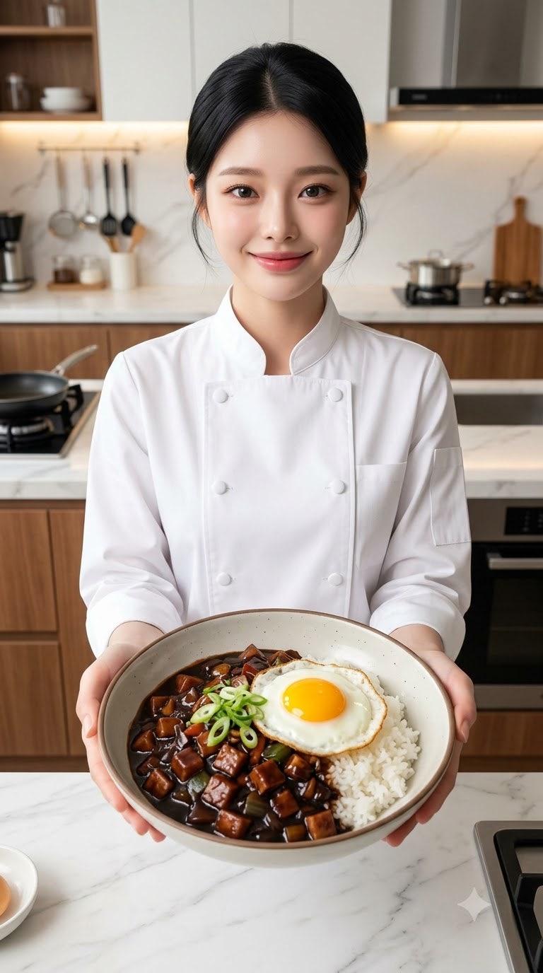 짜장밥 만드는법 춘장 볶아 자작하게 얹어내는 중화풍 한 그릇 요리 황금레시피