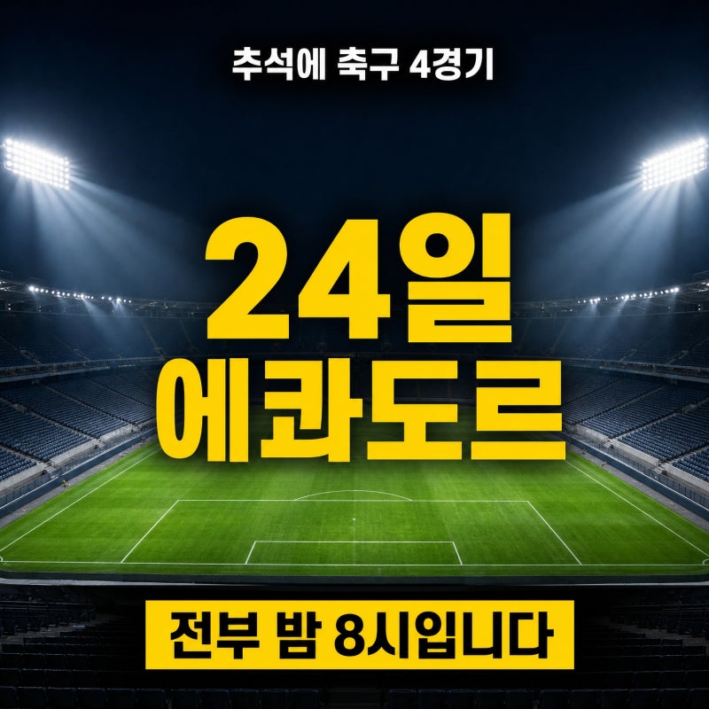 축구 국가대표 일정 | 9·10월 A매치 4연전 경기시간·경기장 총정리