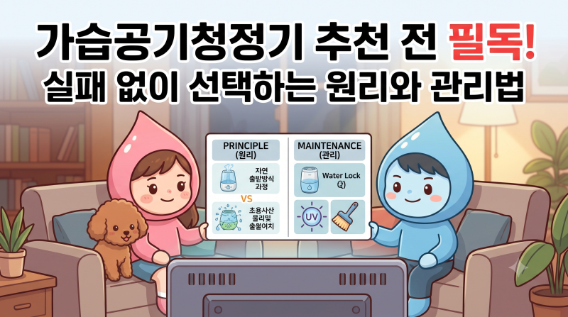 가습공기청정기 추천 전 필독! 실패 없이 선택하는 원리와 관리법(feat. 코웨이 듀얼클린 가습....