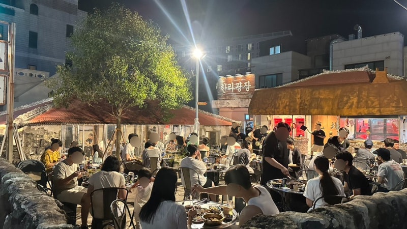 함덕 야장 감성 제대로 즐길 수 있는 고기집 한라광장함덕흑돼지