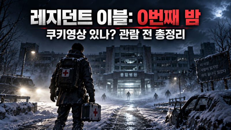 레지던트 이블 0번째 밤 쿠키영상 있나? 관람 전 알아둘 정보 총정리