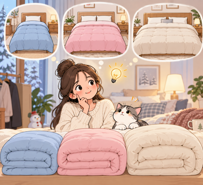 겨울이불 사이즈 실수 없이 고르는 법! 슈퍼싱글부터 퀸까지 perfect 비교 Guide