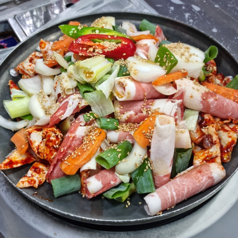 부안맛집 갑오징어 차돌박이 볶음, 볶음밥까지 꼭 먹어야 하는 부안시장맛집