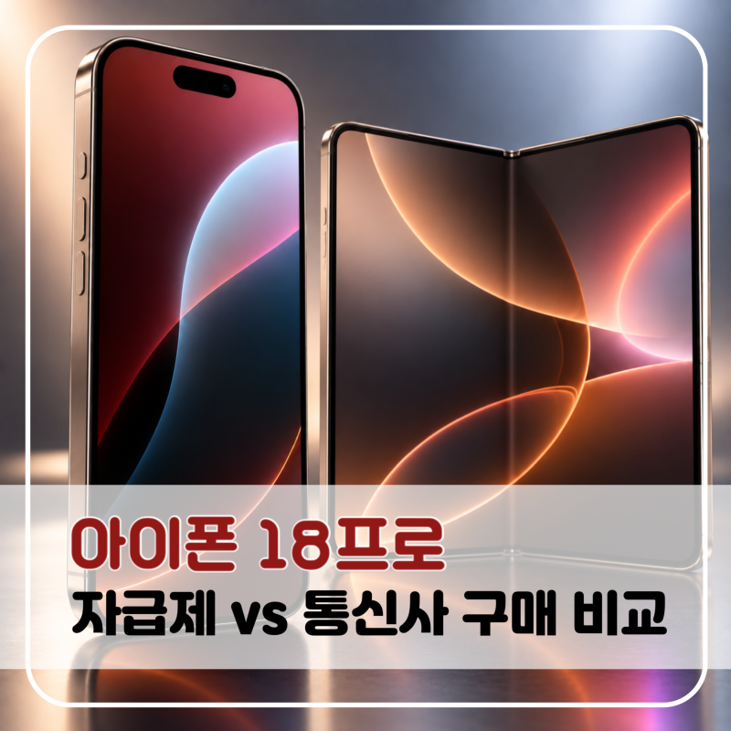 아이폰18 프로 구매 혜택, 자급제 통신사 어디서 사는 게 좋을까