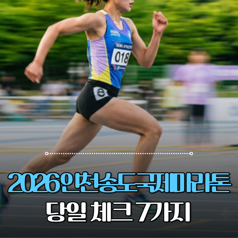 2026 인천송도국제마라톤 준비물 뭐 챙길까? 당일 체크 7가지