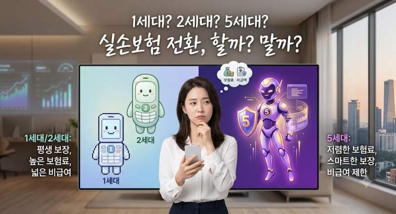 1,2세대 실손보험 유지중이신 분들은 주목!