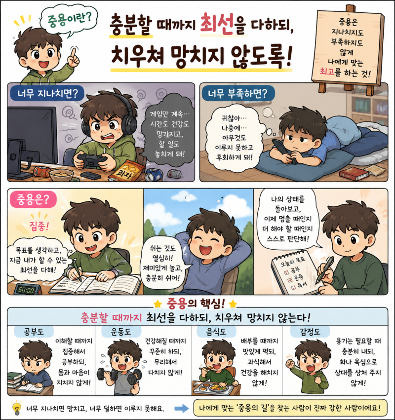 중용- 좋은것을 끝까지하는 힘 ①~⑤
