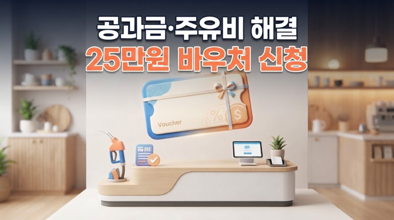 공과금부터 주유비까지 해결하는 소상공인 경영안정 바우처 25만원