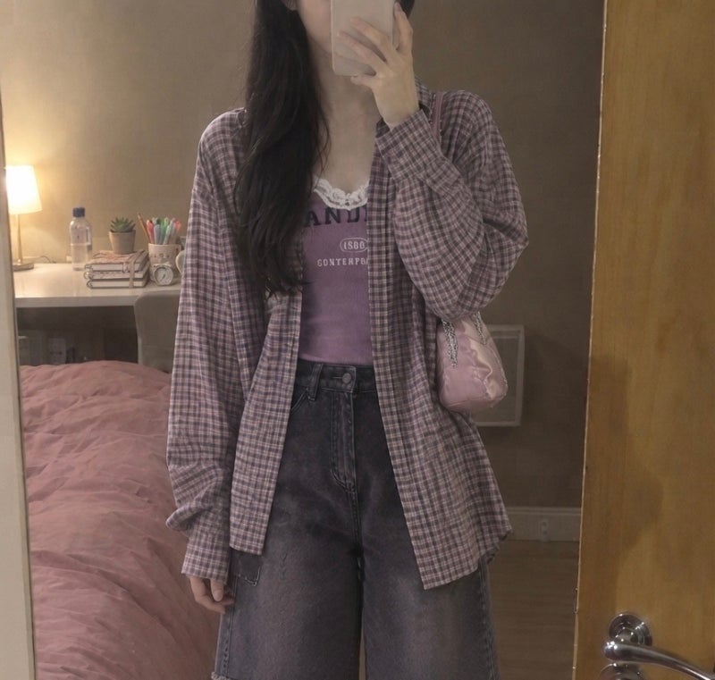 어반드레스 OL Overfit Check Shirt 3만원대 꾸안꾸 체크셔츠 좋아하면 추천