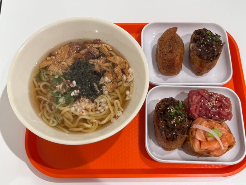 [서울/강남] 강남역 맛집 모모유부 강남구청점 혼밥 대왕 유부초밥 맛집 유부우동 육회 연어 ....