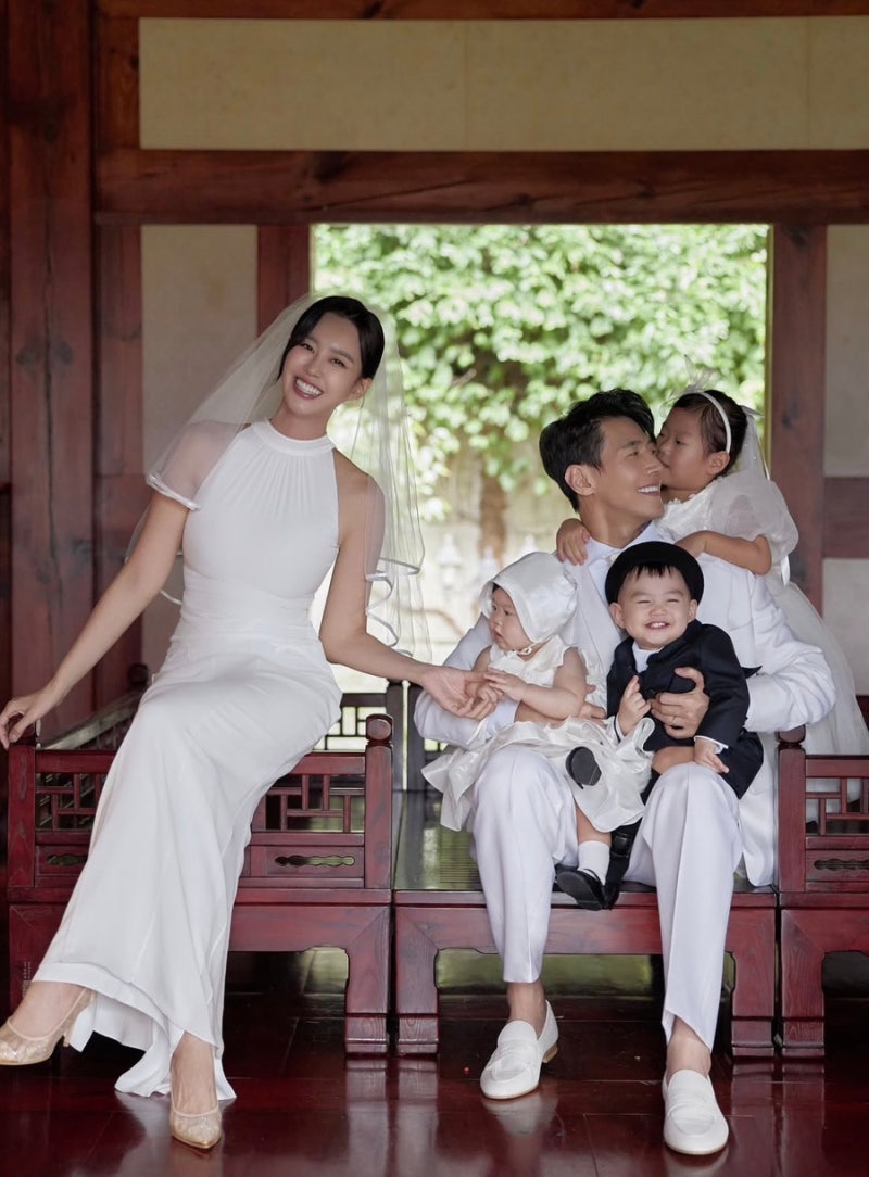 "돌잔치 취소할까" 지소연♥송재희, 쌍둥이 돌사진 찍은 진짜 이유