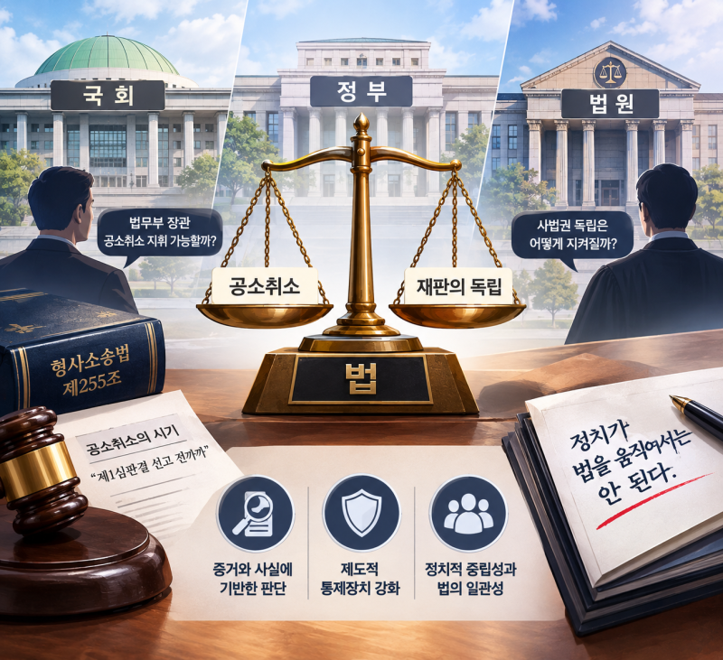 《공소취소는 정치의 도구가 될 수 있는가》-제2부-