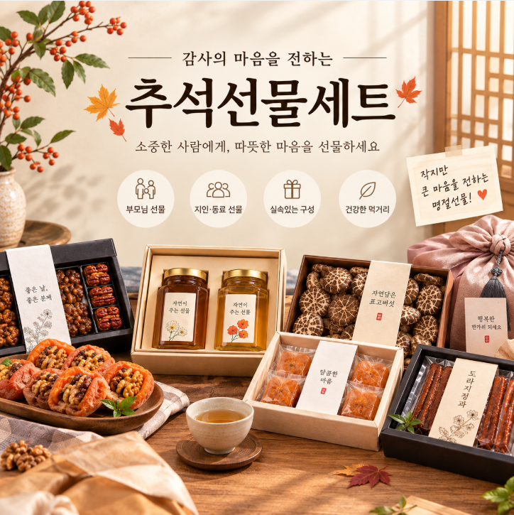 3만원대 추석선물세트 추천 부모님 지인 선물 센스있는 아이템 8가지