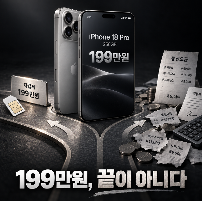 아이폰18 프로 가격 199만원 24개월 통신비까지 따져봤다